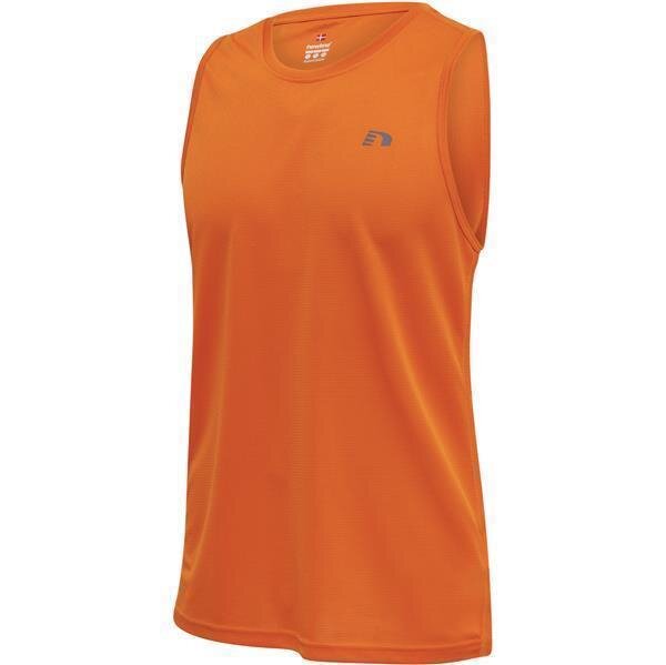 Hummel MEN CORE RUNNING SINGLET - ORANGE TIGER - 2XL