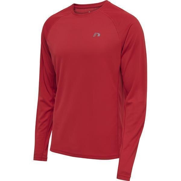 Hummel MEN CORE RUNNING T-SHIRT L/S - TANGO RED - M