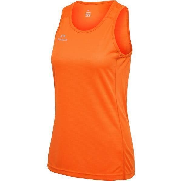 Hummel WOMEN'S ATHLETIC RUNNING SINGLET - ORANGE TIGER - XS