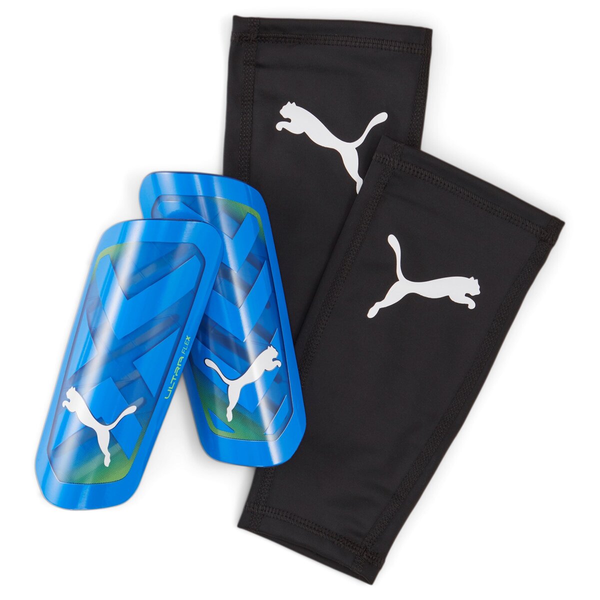 Puma Ultra Flex Sleeve Schienbeinschoner ultra blue-pro green M