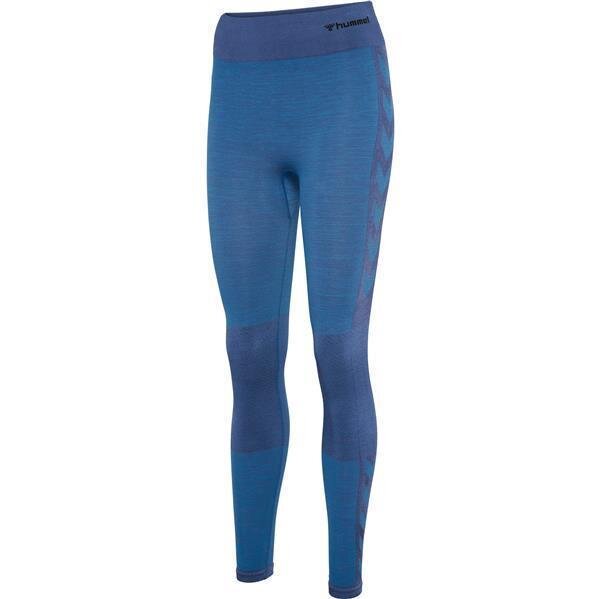 Hummel hmlCLEA SEAMLESS MID WAIST TIGHTS RIVIERA/INSIGNIA BLUE MELANGE XL