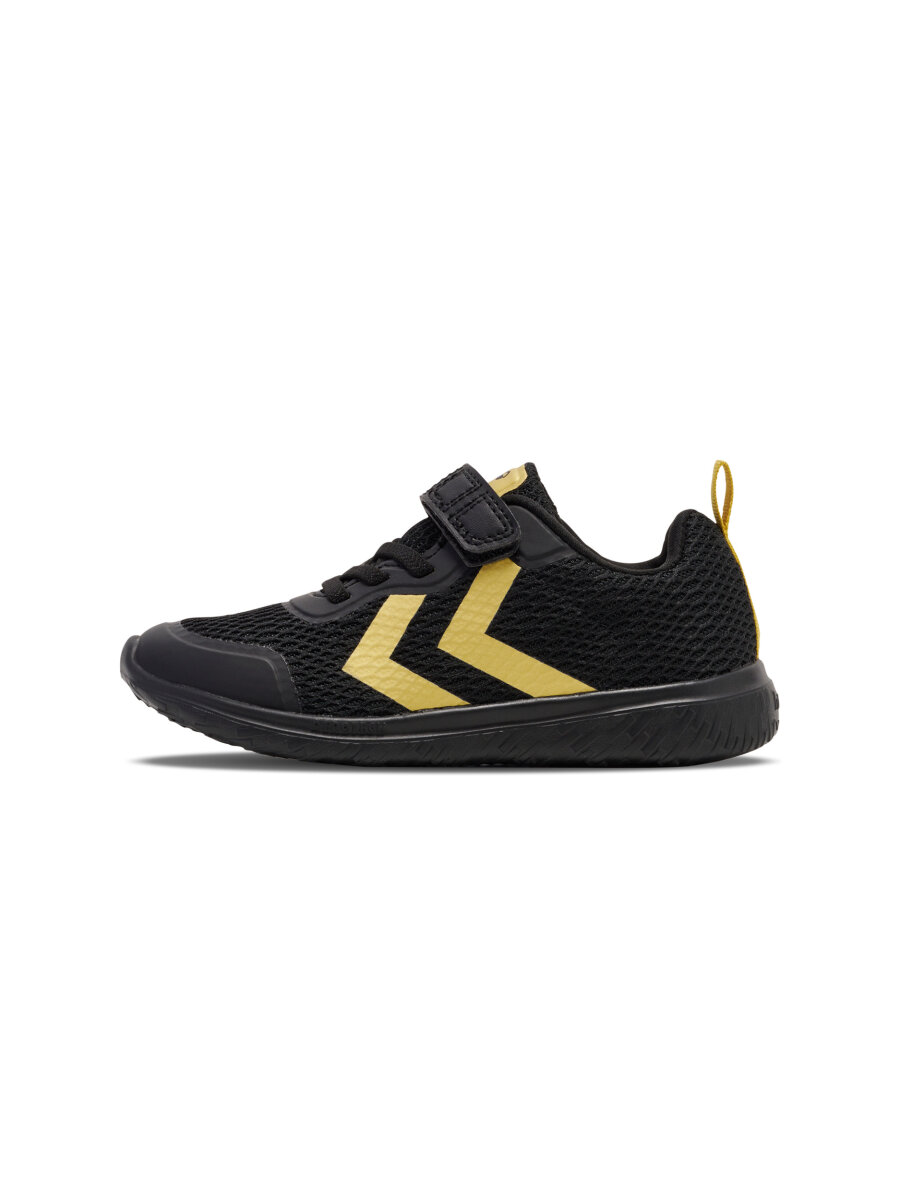 Hummel Actus Recycled Kinderschuhe BLACK/GOLD 28