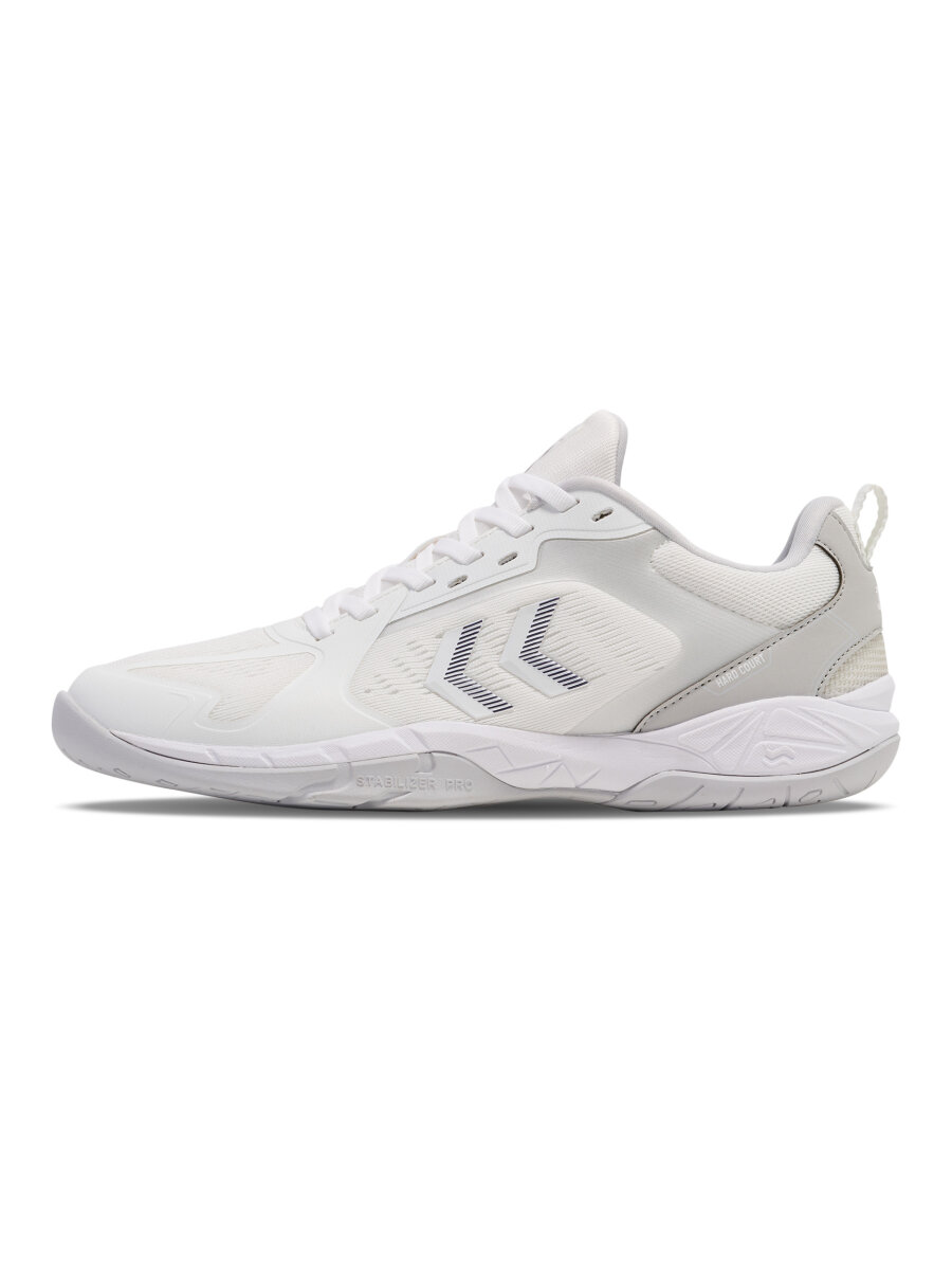 HUMMEL SPEED COURT - WHITE/GREY - 40.5