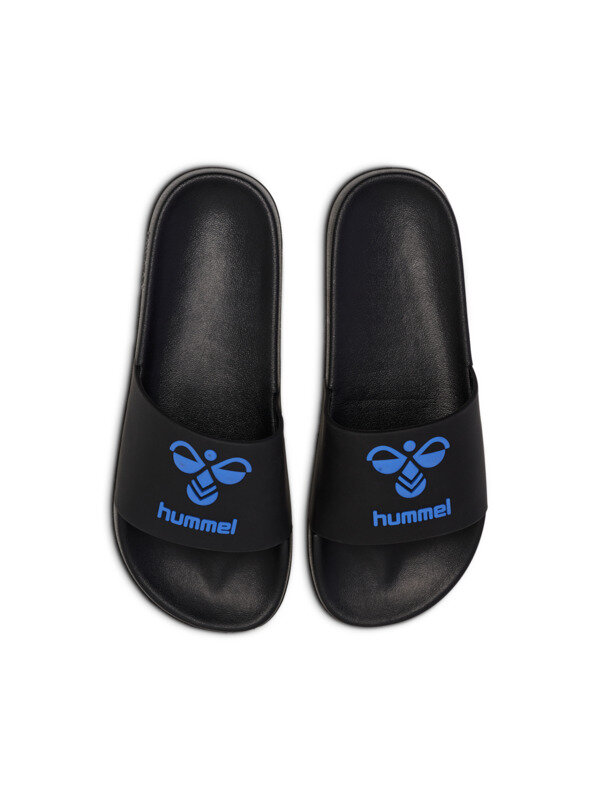 HUMMEL HML ESSENTIAL POOL SLIDE - BLACK/TRUE BLUE - 37