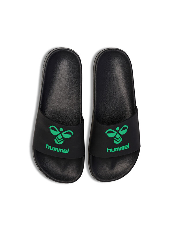 HUMMEL HML ESSENTIAL POOL SLIDE - BLACK/JELLY BEAN - 49