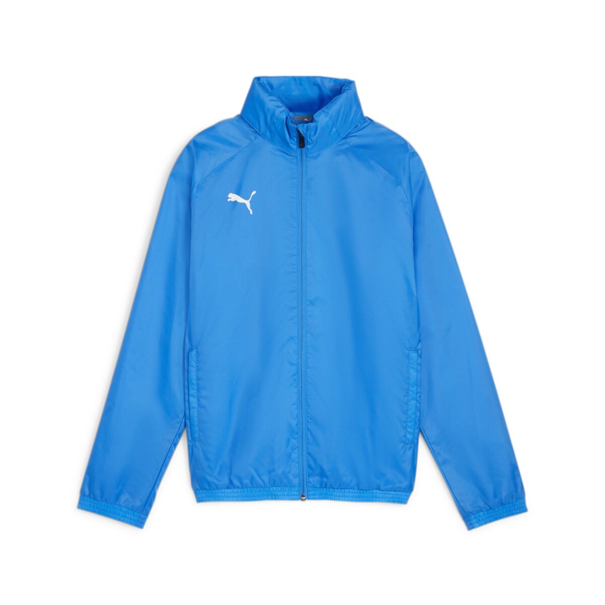 Puma team Goal Allweather Jacket Kinder electric blue lemonade-puma white 164