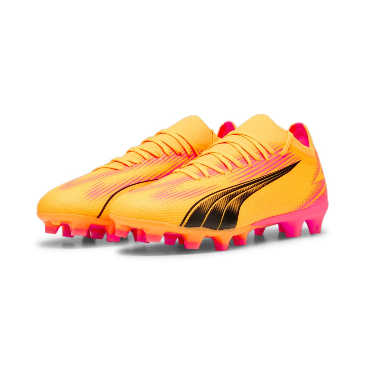Puma Ultra Match FG/AG Fussballschuhe sun stream-puma black-sunset glow 44,5
