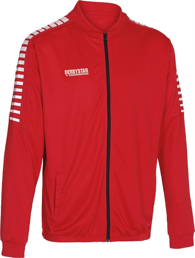 Derbystar Hyper Poly-Arbeitsjacke Kinder rot weiss 152