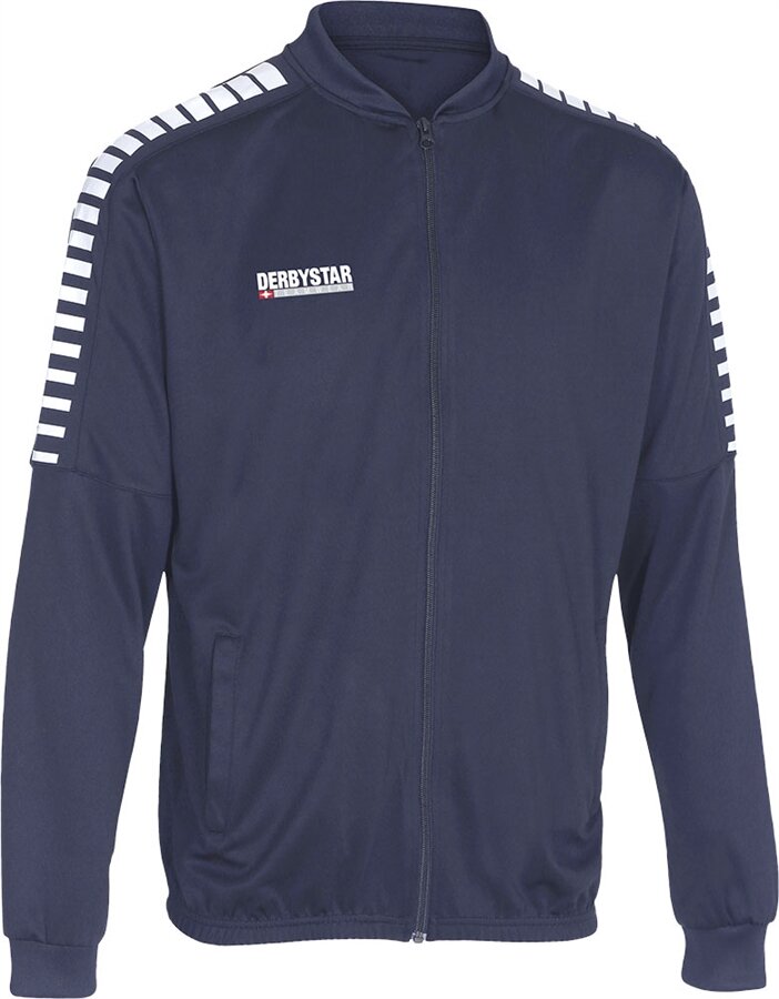 Derbystar Hyper Poly-Arbeitsjacke Kinder navy weiss 152