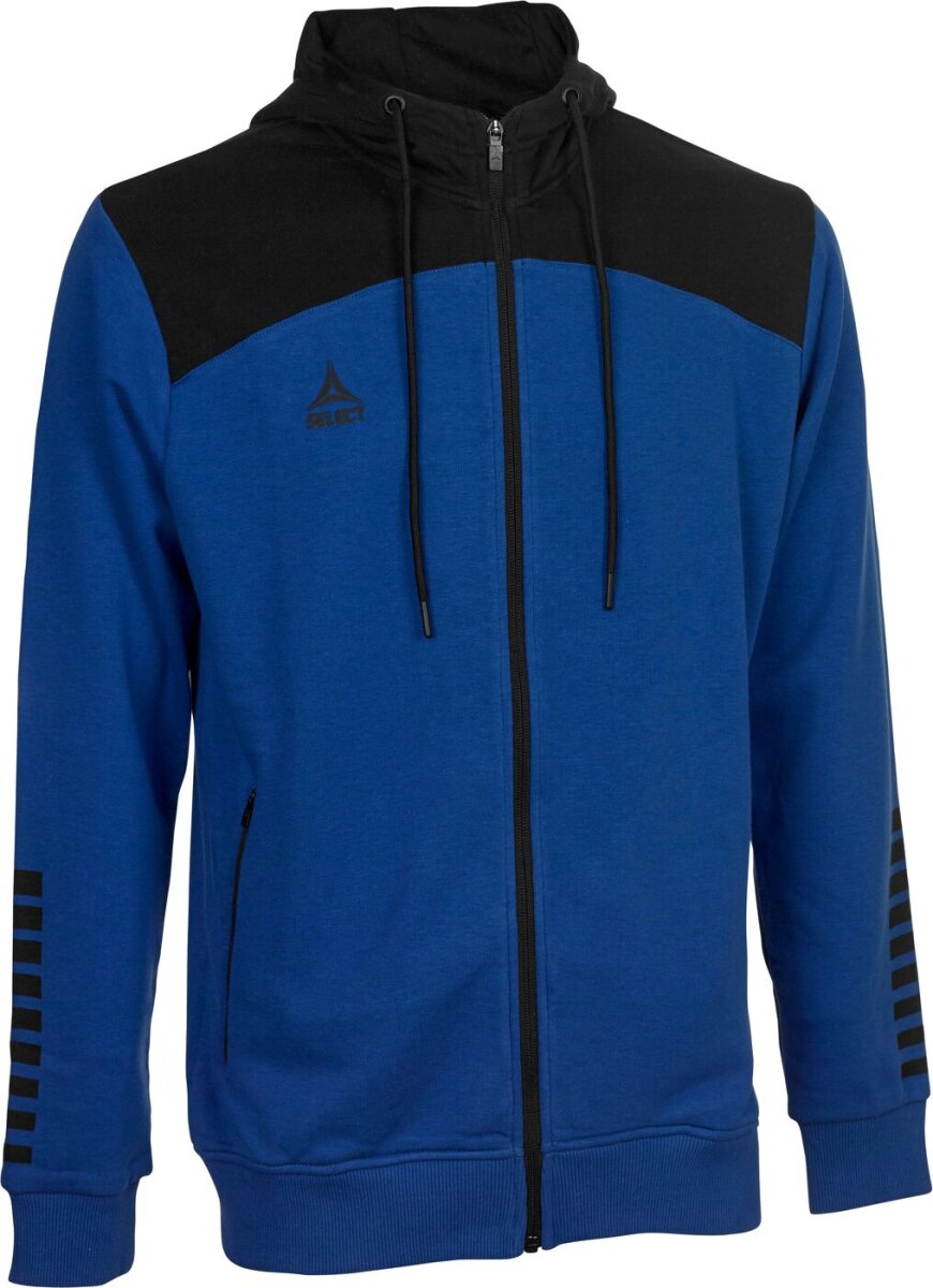 Select Kapuzen-Sweatjacke Oxford v22 Erwachsene blau schwarz L