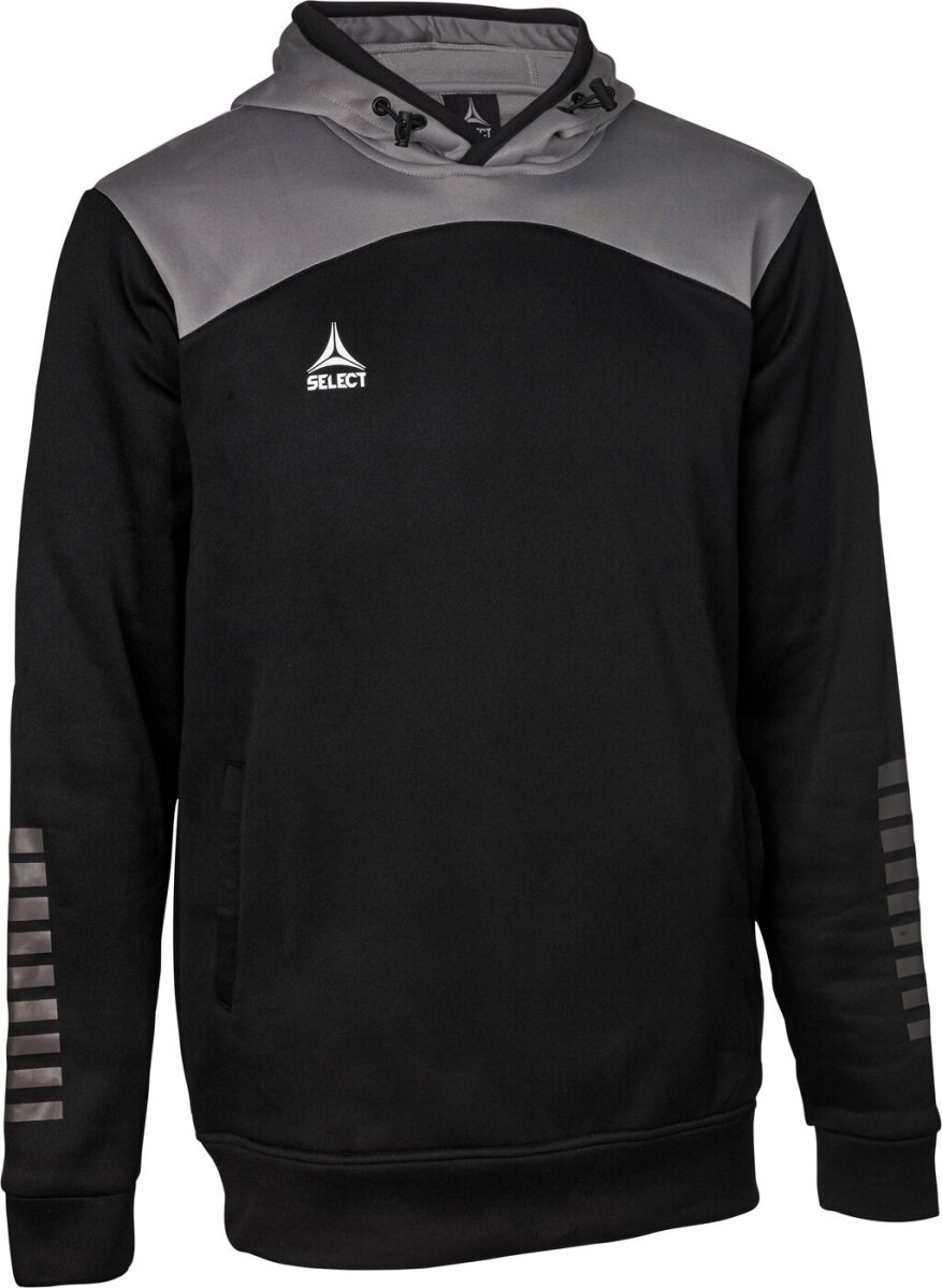 Select Kapuzenpulllover Oxford v22 Erwachsene schwarz grau L