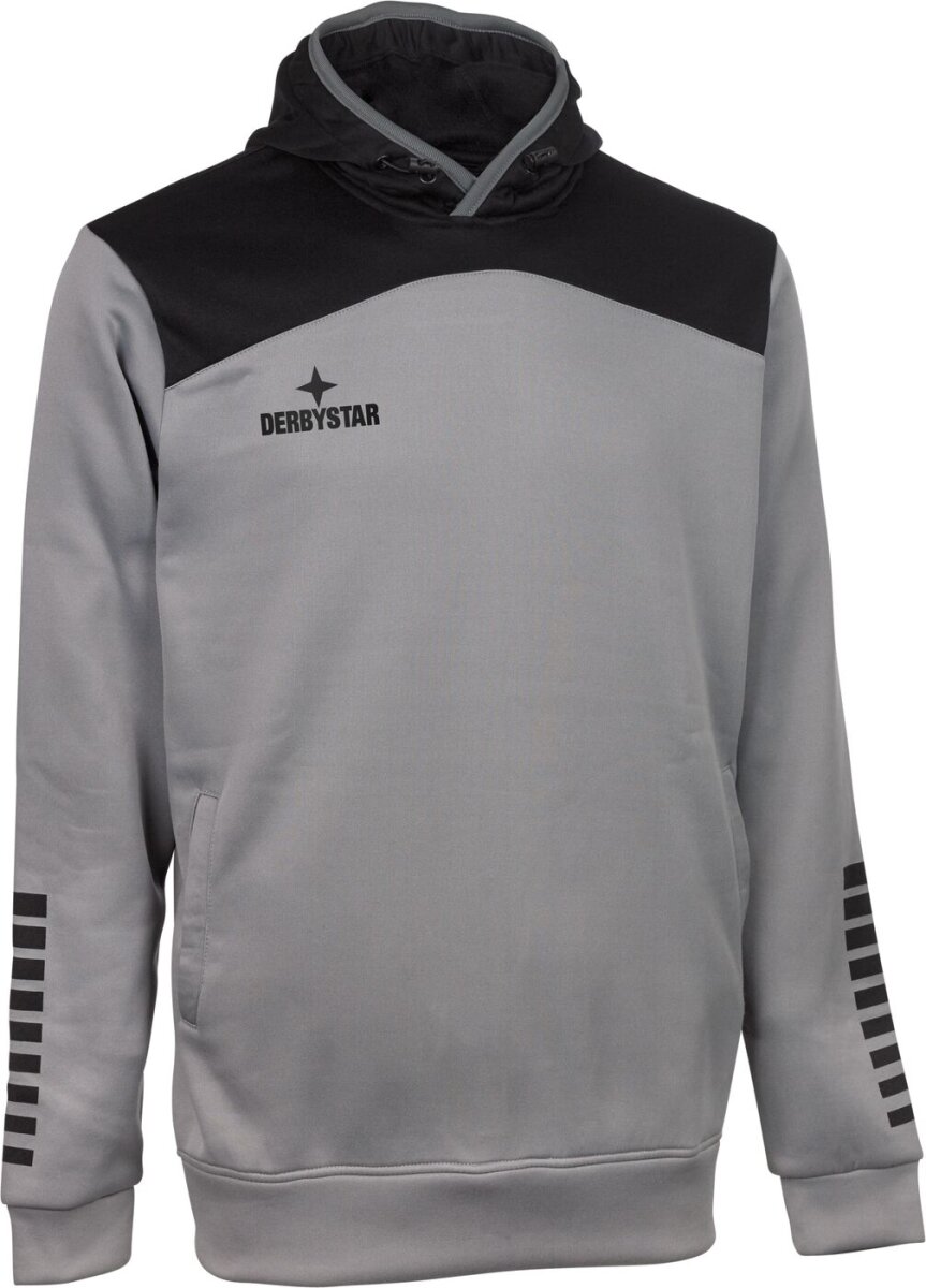 Derbystar Kapuzenpullover Ultimo v23 Erwachsene grau schwarz XL