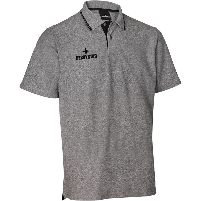 Derbystar Poloshirt Ultimo v23, grau, XXL