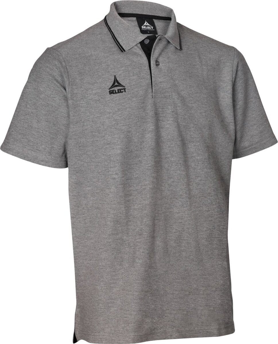 Select Poloshirt Oxford v22 grau L