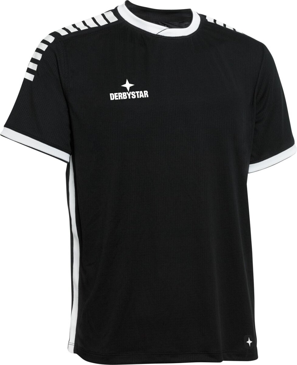 Derbystar Primo Trikot Erwachsene schwarz weiss L