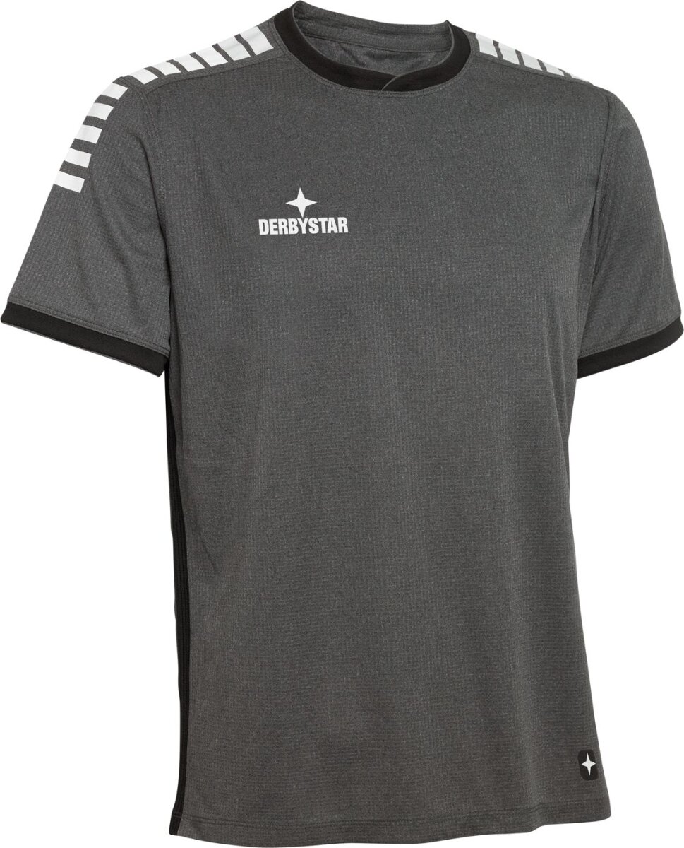 Derbystar Primo Trikot Erwachsene grau schwarz XXXL