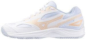 Mizuno Corporation Stealth Star 2 Junior ( C ) Handballschuhe white/halogenblue/peachparfait 36,5