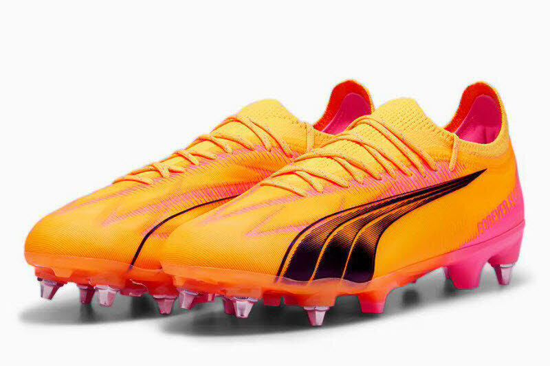 Puma Ultra Ultimate MxSG Fussballschuhe sun stream-puma black 39
