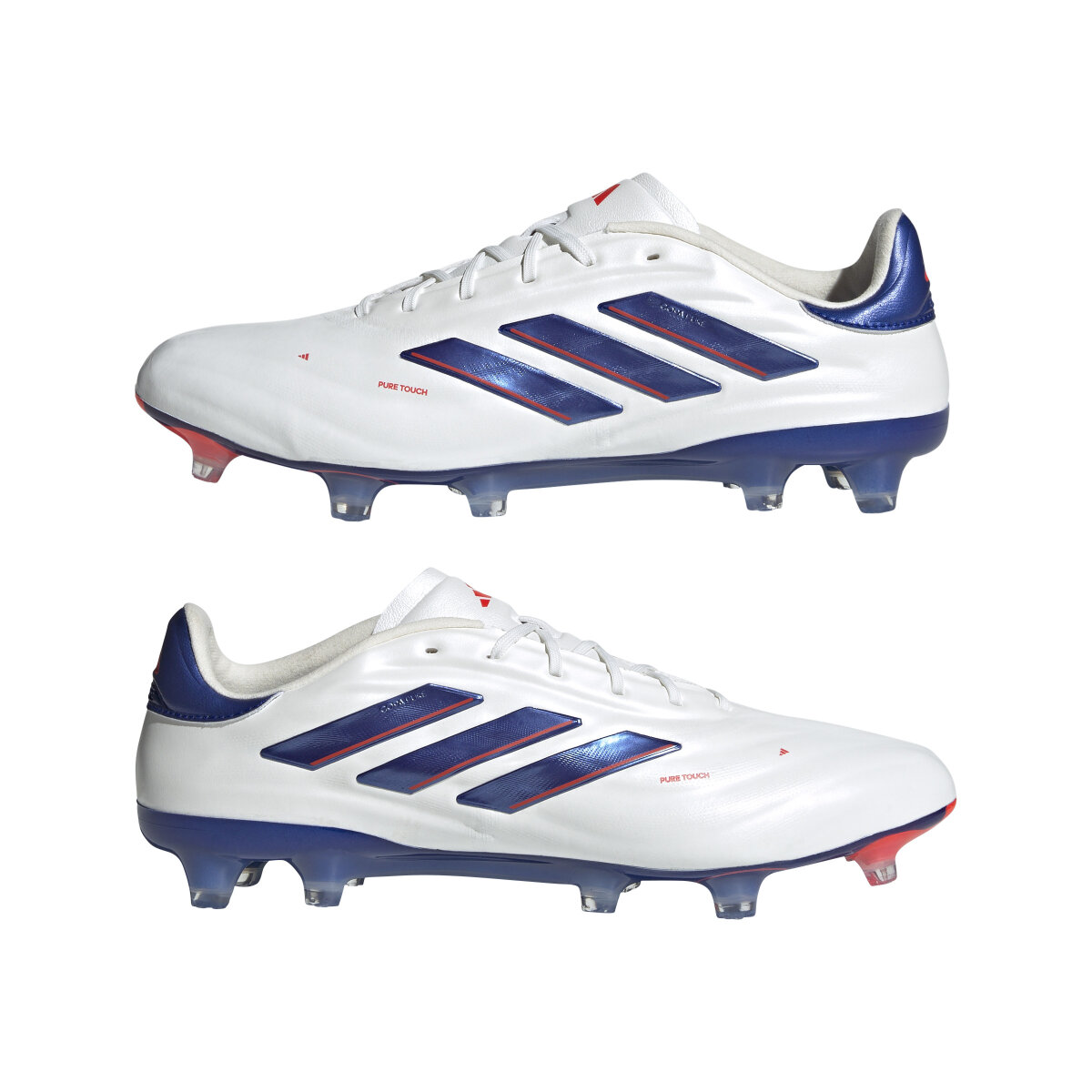 adidas Copa Pure 2 Elite FG Fussballschuhe weiß/blau/solar rot 37 1/3