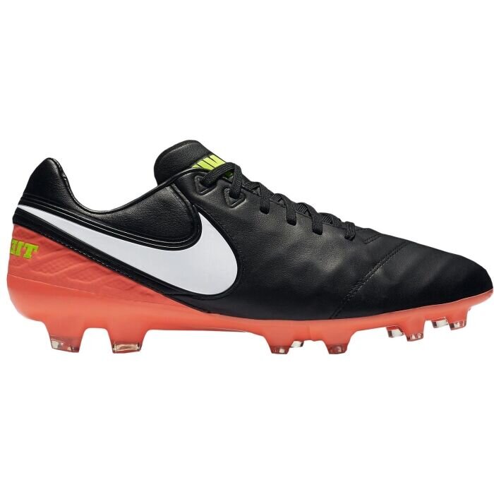 Nike Tiempo Legacy II FG Fussballschuhe black/white-hyper orange-volt 45,5