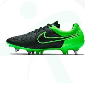 Nike Tiempo Legend V SG-Pro Fussballschuhe schwarz/schwarz-grün 39