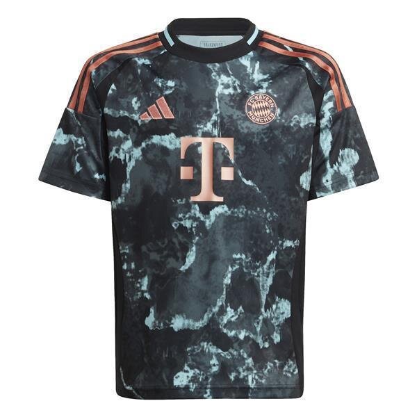 adidas FC Bayern München Auswärtstrikot Saison 2024/2025 Kinder schwarz 128