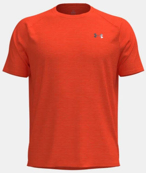 Under Armour Mens Tech Textured SS-PPL T- Shirt Männer rot XXXXXL