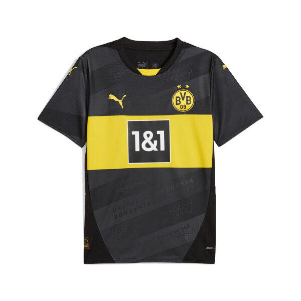 Puma Borussia Dortmund Saison 2024/2025 Auswärtstrikot Erwachsene schwarz/gelb M