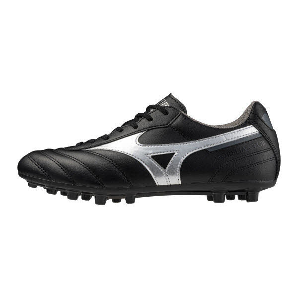 Mizuno Corporation Morelia Club AG Fussballschuhe SCHWARZ / GALAXY SILBER / DARK SHADOW 46