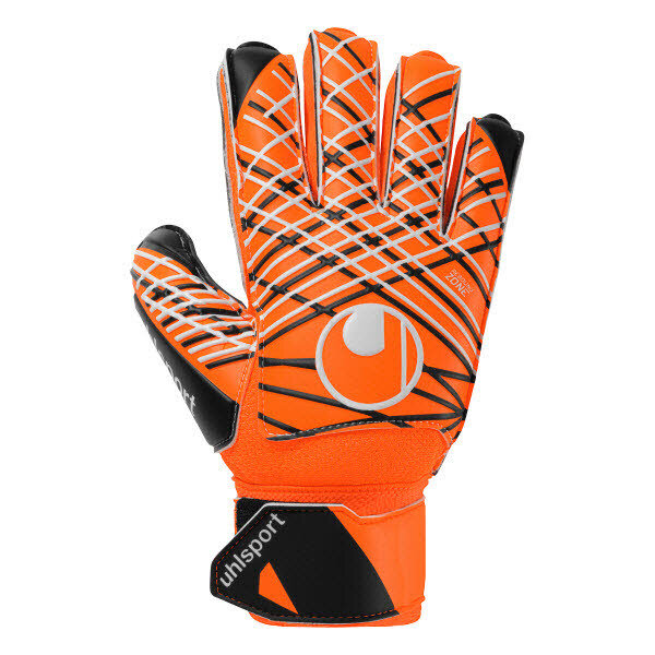 uhlsport Soft Resist+ Flex Frame Torwarthandschuhe Kinder fluo orange/weiß/schwarz 7