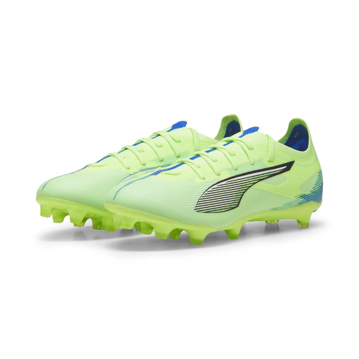 Puma Ultra 5 Match FG/AG Fussballschuhe fizzy apple-puma white-bluemazing 40