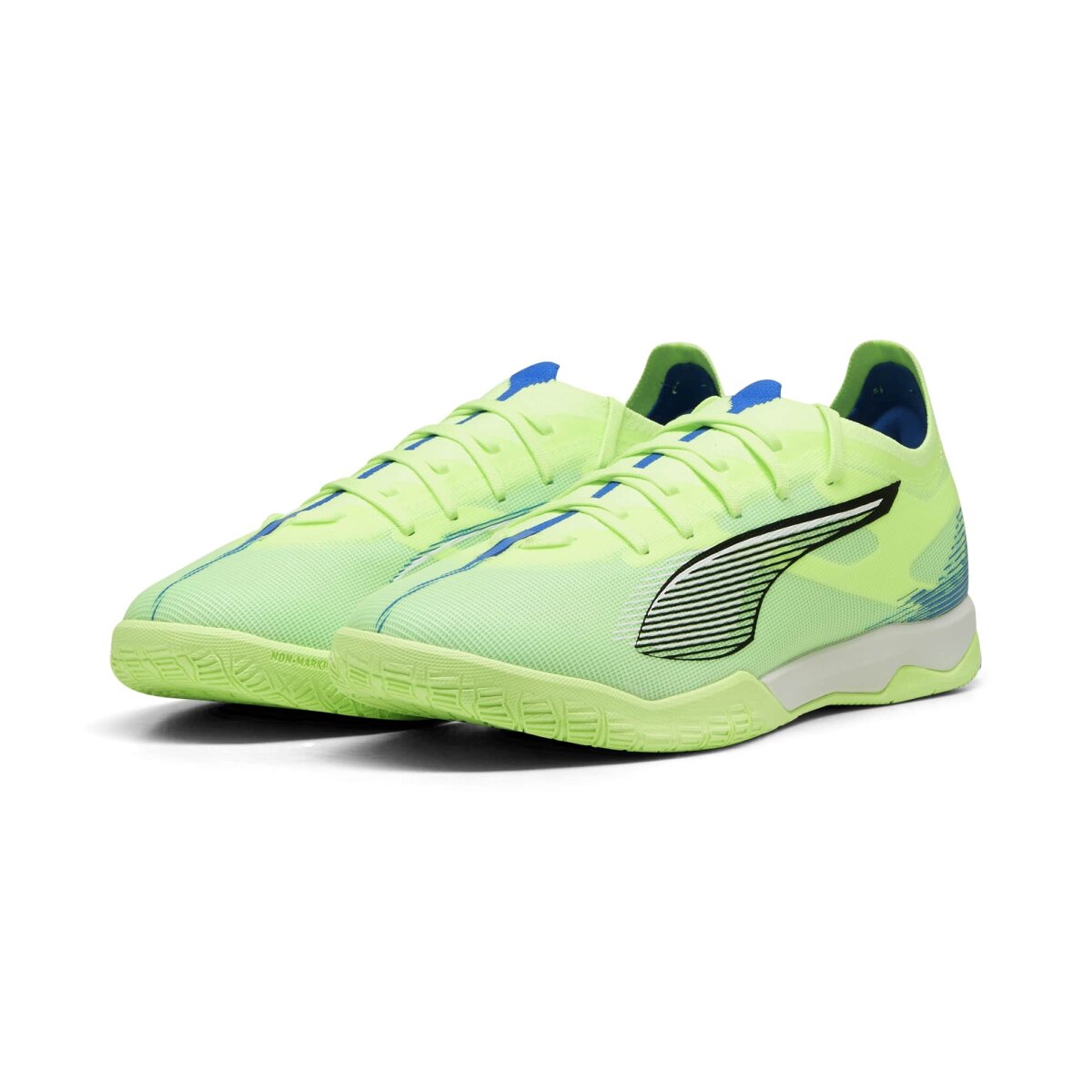 Puma Ultra 5 Match IT Hallenschuhe fizzy apple-puma white-bluemazing 45