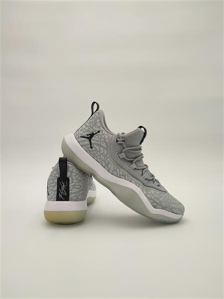 Nike Jordan Super.fly 2017 Low Basketballschuhe wolf grey/black-white 44,5
