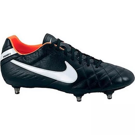Nike Tiempo Mystic IV SG Fussballschuhe schwarz/weiß/orange 45