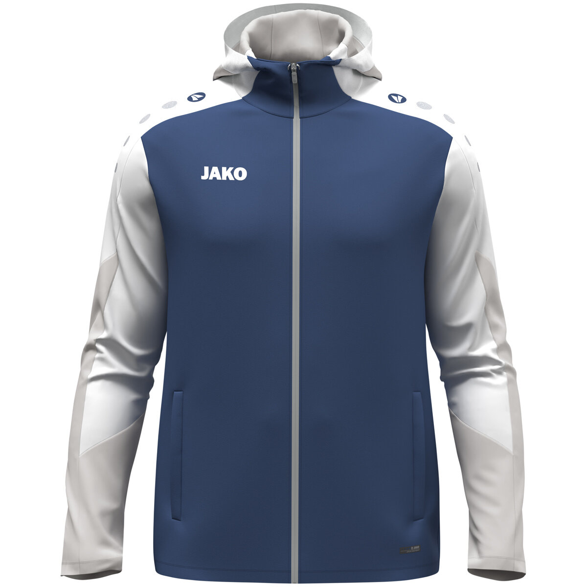 JAKO Kapuzenjacke Dynamic Damen nachtblau/weiß/hellgrau XL (46/48)