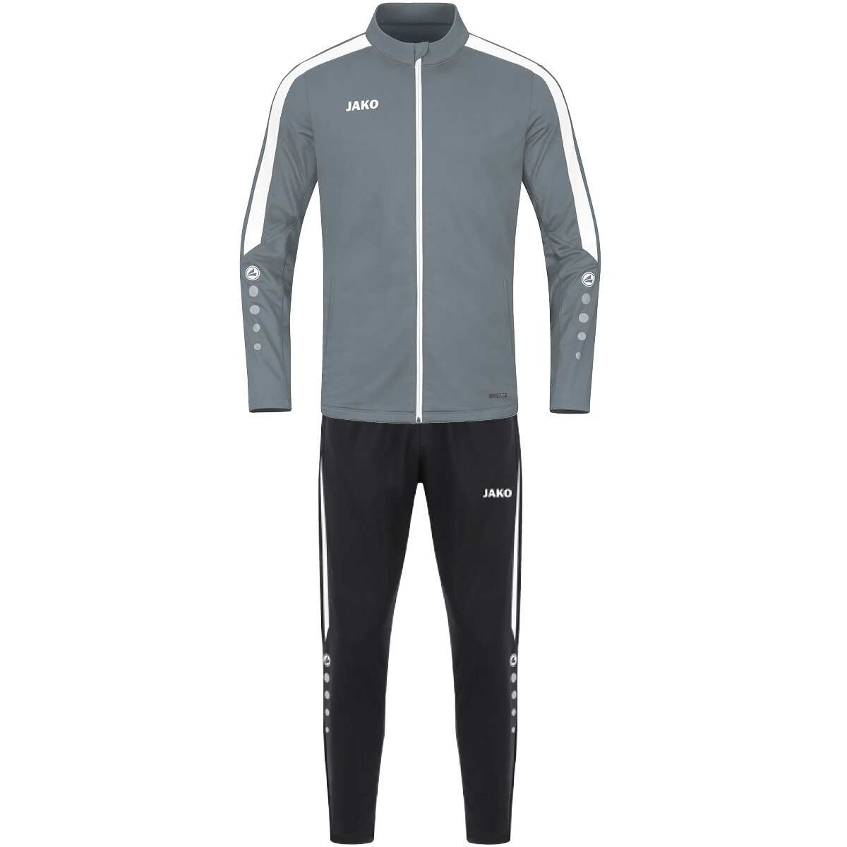 JAKO Trainingsanzug Polyester Power steingrau 152