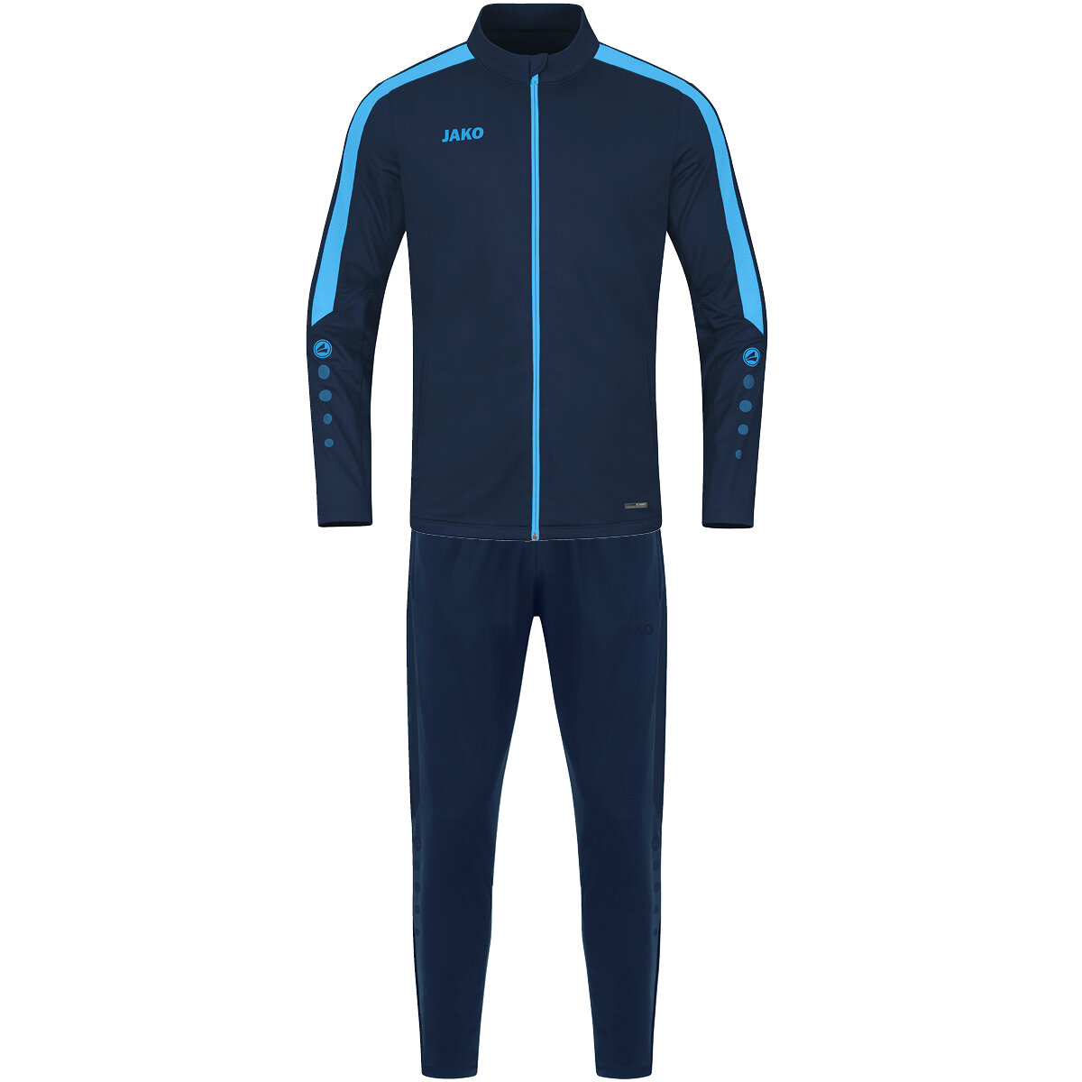JAKO Trainingsanzug Polyester Power marine/skyblue XL