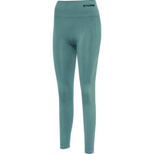 HUMMEL hmlTIF SEAMLESS HIGH WAIST TIGHTS - NORTH ATLANTIC - XS