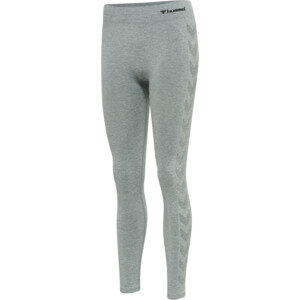 HUMMEL hmlCI SEAMLESS MID WAIST TIGHTS - NORTH ATLANTIC MELANGE - XL