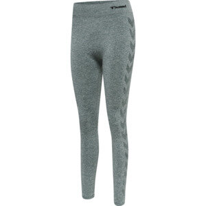 HUMMEL hmlCI SEAMLESS MID WAIST TIGHTS - DARKEST SPRUCE MELANGE - XS