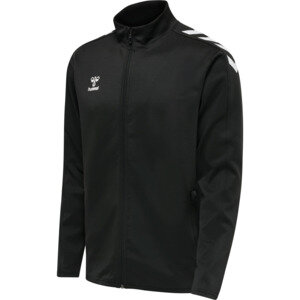 HUMMEL hmlCORE XK POLY ZIP SWEAT - BLACK/BLACK - M