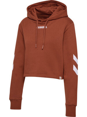 HUMMEL hmlLEGACY WOMAN CROPPED HOODIE - ARABIAN SPICE - M