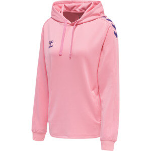 HUMMEL hmlCORE XK POLY SWEAT HOODIE WOMAN - COTTON CANDY - 3XL