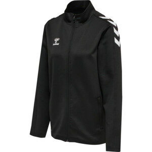 HUMMEL hmlCORE XK POLY ZIP SWEAT WOMAN - BLACK/BLACK - S