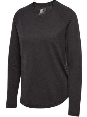 HUMMEL hmlMT VANJA T-SHIRT L/S - ESPRESSO - XL
