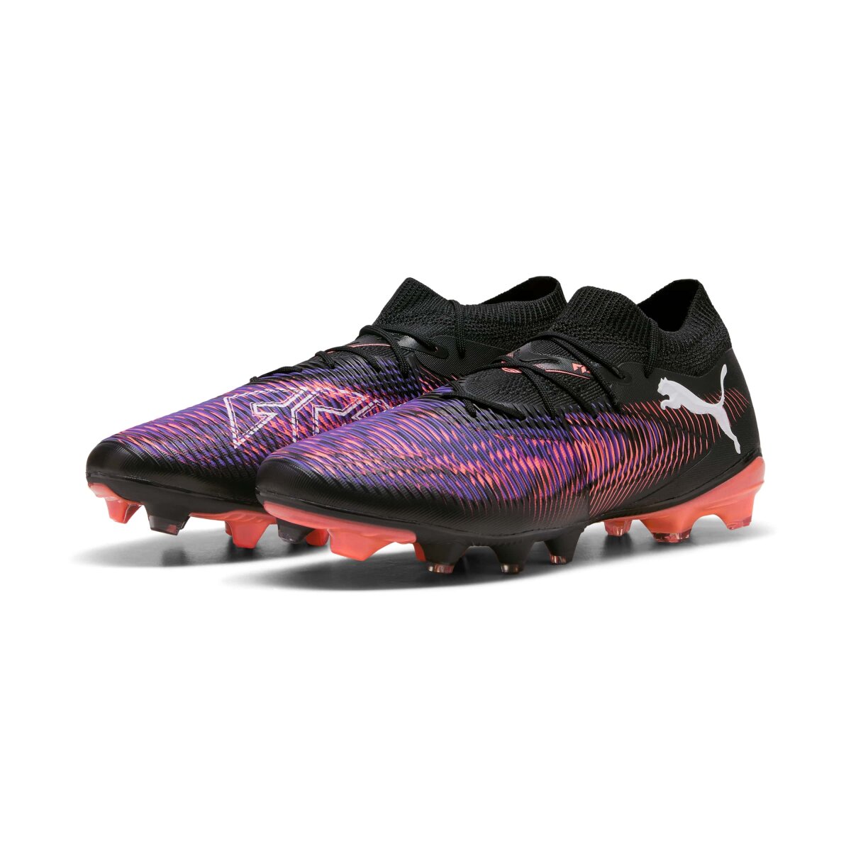 Puma Future 8 Match FG/AG Fussballschuhe puma black-puma white-glowing red 40,5