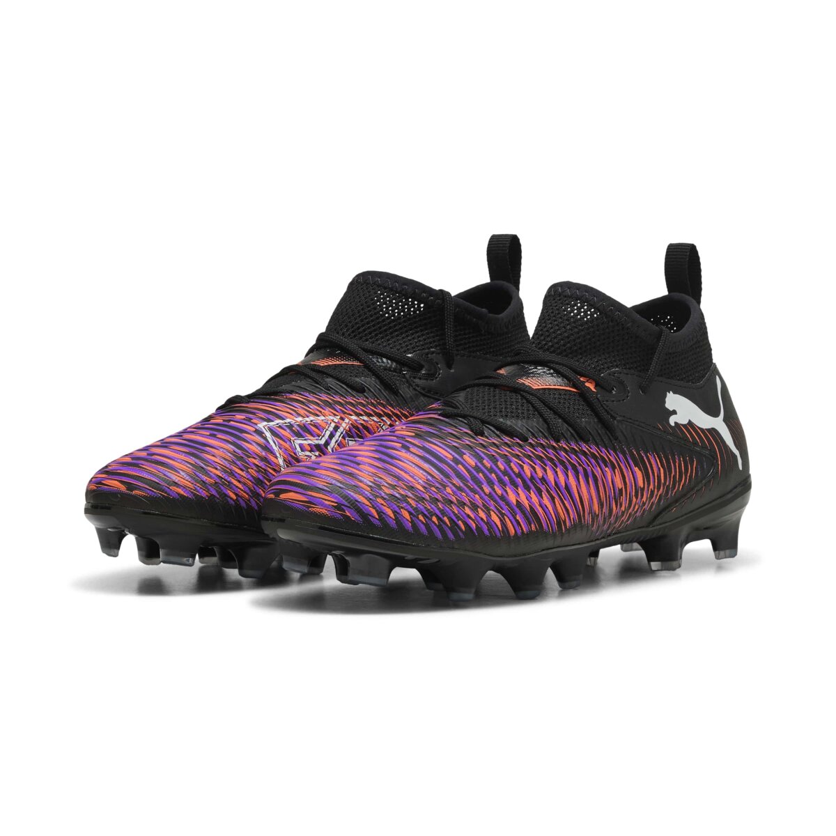 Puma Future 8 Match FG/AG Kinder Fussballschuhe puma black-puma white-glowing red 35,5