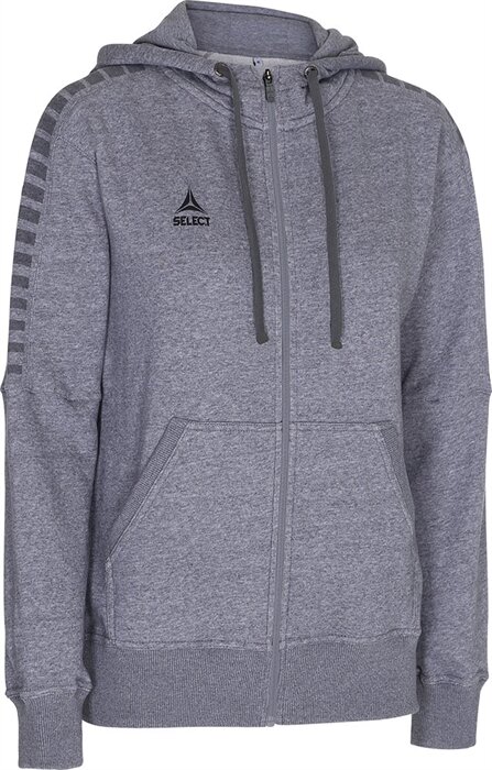 Select KAPUZEN-SWEATJACKE TORINO DAMEN grau XS