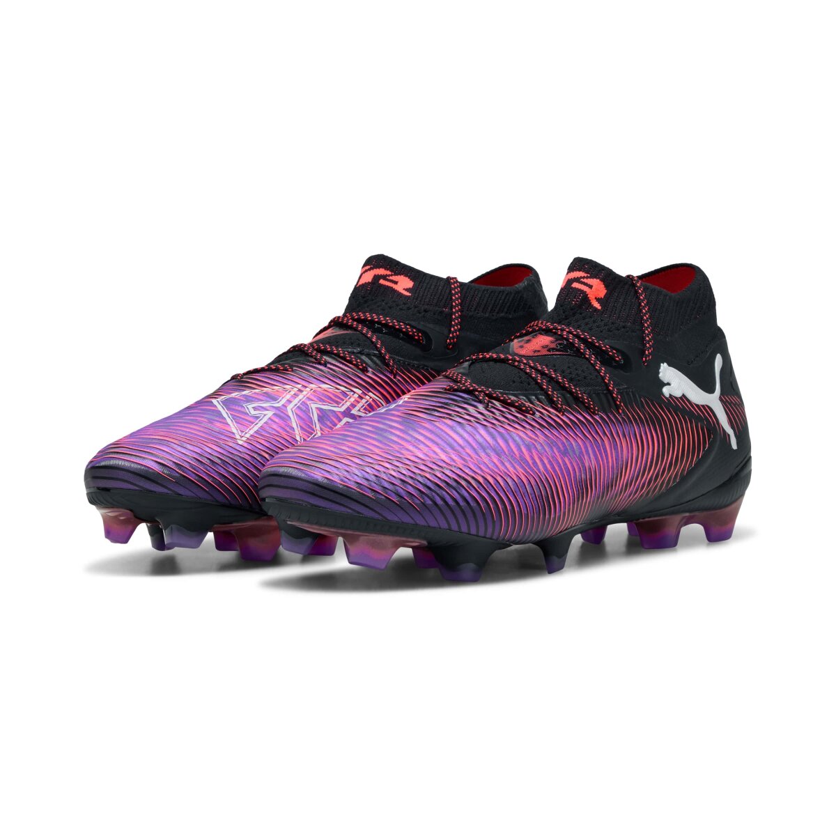 Puma Future 8 Ultimate FG Fussballschuhe puma black-puma white-glowing red 41
