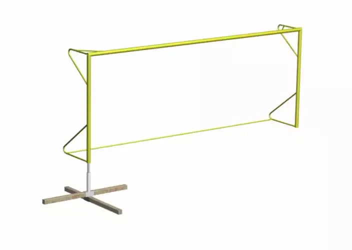 Lynxsport GmbH Beach Soccer Tor 5,5m x 2,2m mit Bodenhülsen